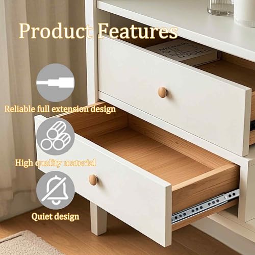 Metal Drawer Slides, 2Pcs Ball Bearing Drawer Slide Rails, Full Extension Side Mount Track, Smooth Quiet Glide for Cabinet, Kitchen, Dresser, File Cabinet, Heavy Duty Drawer Hardware 310mm - size: 310mm