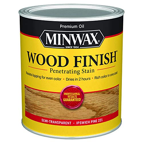 Minwax Wood Finish, Ipswich Pine, 1 Quart - color: Ipswich Pine, size: 0.25 Gallon