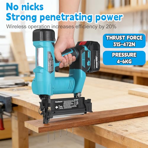 3-in-1 Cordless 18GA Brad Nailer & Stapler for Makita 18V Battery