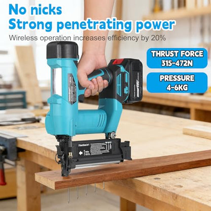 3-in-1 Cordless 18GA Brad Nailer & Stapler for Makita 18V Battery