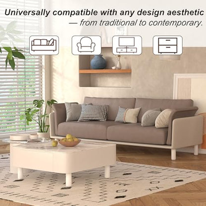 6 Inch Heavy Duty Unfinished Wood Furniture Legs Set of 4 - Solid Replacement Wooden Couch Legs Sofa Legs,Feet for Table & Cabinet,Chair & Dresser- Natural Unpainted DIY Wood Legs - color: Unfinished, size: 6 Inch