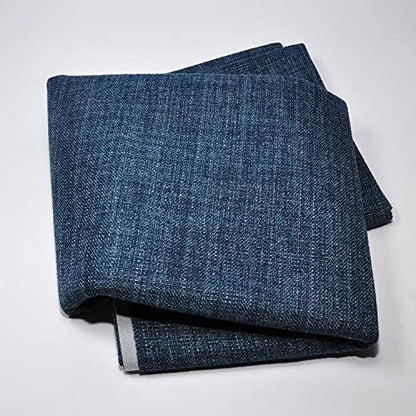 Yutong Fabric by The Yard and 9OZ-100% Polyester Upholstery Sewing Fabrics-Solid Navy Pattern - color: Navy, size: 1 Yard