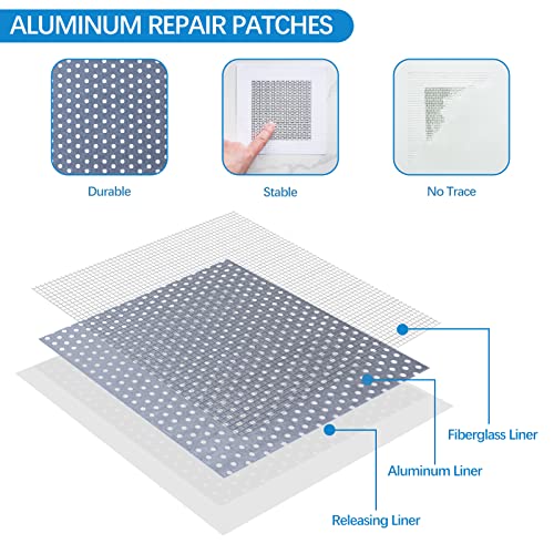 Drywall Repair Kit,Drywall Hole Patch Repair Kit to Fix Wall Surface Holes and Creak Damage with White Repair Putty 17OZ,8PCS Aluminum Repair Patchs,Scraper,Sanding Pad Fill Quick and Easy Solution - color: 19-in-1 SET (2 Cans of Spackle)
