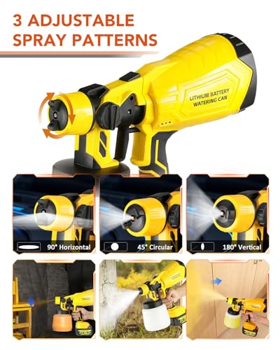 Cordless Paint Sprayer with Battery, Battery Paint Sprayer
