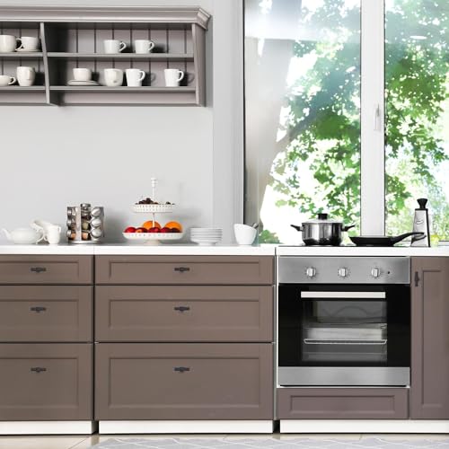 15 Pack Black Cabinet Handles, 2" Overall Length Cabinet Pulls - color: Black, size: Single Hole