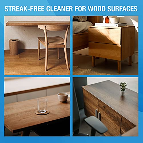 MiracleWipes for Wood Surfaces, Remove Dirt and Grime Buildup, Clean, Protect, and Polish Cabinets, Furniture, and Wood Floors, Great for Kitchen and Bathroom Cleaning Support - 30 Count - size: 30 Count (Pack of 1)