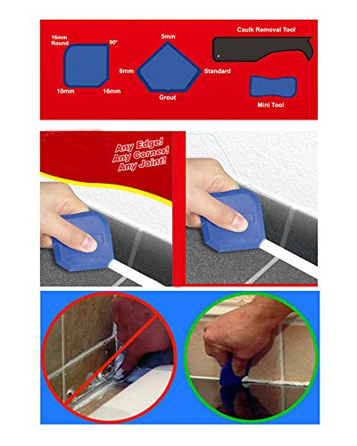 Silicone Sealant Finishing Smoothing Tools, 8 Pieces
