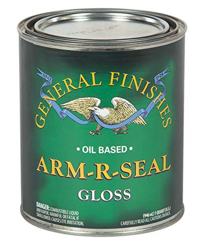 General Finishes Arm-R-Seal Oil Based Topcoat, 1 Quart, Gloss - color: Gloss, size: 1 Quart