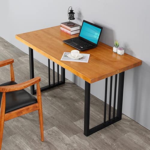 Metal Table Legs 28''Hight 24'' Wide Black Heavy Duty Furniture Legs for DIY Computer Table Modern Desk Legs Industrial & Rustic Duty Square Tube Desk Legs Set of 2 (28X24 inch) - size: 28X24 inch