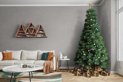 Guvana Grasscloth Peel and Stick Wallpaper Grey Textured Contact Paper Modern Removable Self Adhesive Wall Paper Thicken Fabric Faux Linen Wallpaper for Bathroom Living Room Cabinets 394inx15.7in - color: Gray, size: 15.7" x 394"