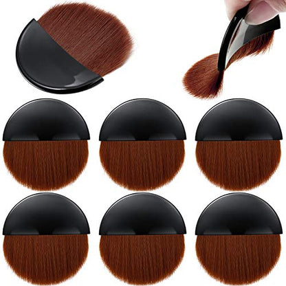 Boao 8 Pcs Flat Paint Brushes Applicator for Painting Bulk, Black and Brown - color: Black and Brown