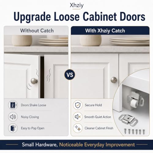 Mailbox Replacement Latch Spring Roller Cabinet Catch 4Pcs - color: Silver