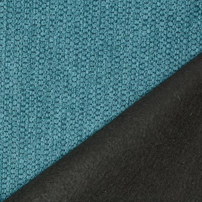 Textured Chenille Jacquard Upholstery Heavy Duty Polyester 58" Fabric By The Yard (Teal, 1 Yard) - color: Teal, size: 1 Yard