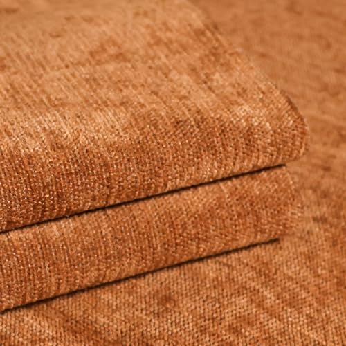 58" x 40" Chenille Fabric | Soft Luxury for Home Decor & Fashion | Crafting Cozy Comfort & Timeless Elegance (Brown) - color: Brown, size: 58''x40''