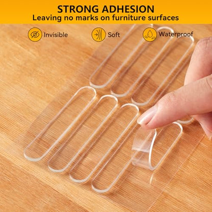 8pcs,Wall Bumpers,Door Stoppers,Furniture Bumper,Silencing Pads - size: 3.5cm*1cm(1.38in*0.39in)
