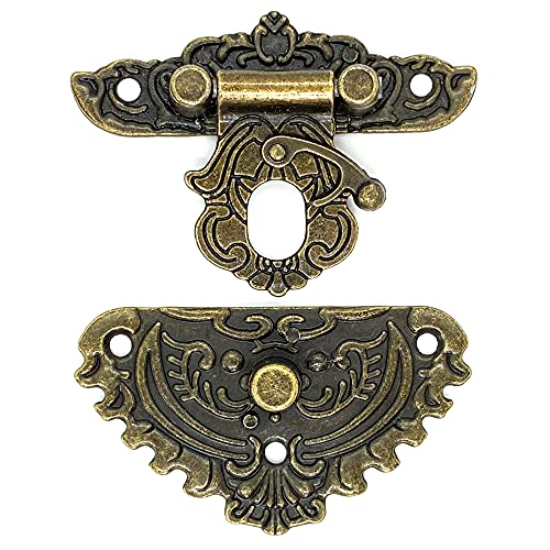 Retro Jewelry Box Hardware Set Decorative for Small Wood Storage Makeup Box