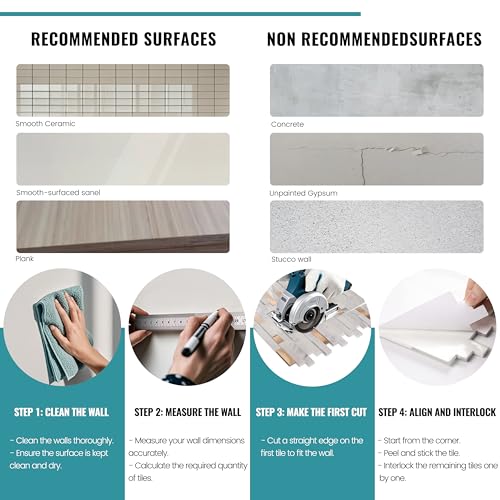 Nicesungdeco 3D Natural Real Stone Peel and Stick Mosaic Backsplash Tiles, 12" x 12" 5-Sheet Backsplash Self Adhesive Tiles for Kitchen Fireplace Vanity (White Gold) - color: WHITE GOLD
