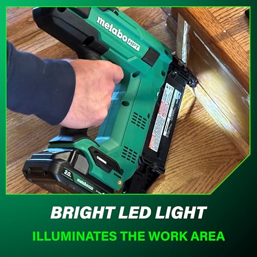 Metabo HPT Brad Nailer, 18 Gauge Cordless, 18V Kit, NT1850DG - style: NT1850DG - Includes Battery and Charger