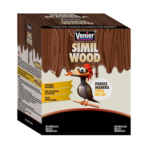 Venier Wood Like Paint Garage Doors (Light Oak) - Furniture Cabinets Metal - Interior Exterior Paint - Liquid Wood (25,36 fl. oz) - color: Light Oak