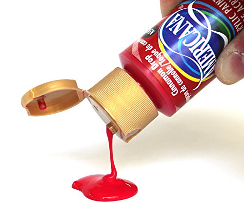 DecoArt DA329-3 Americana Acylic Matte Finish Paints, Bright Salmon - color: Bright Salmon, size: 2 Fl Oz (Pack of 1)