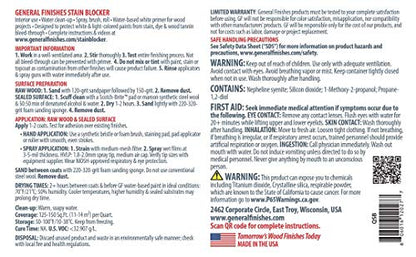 General Finishes Stain Blocking Primer, 1 Gallon - size: 128 Fl Oz (Pack of 1)