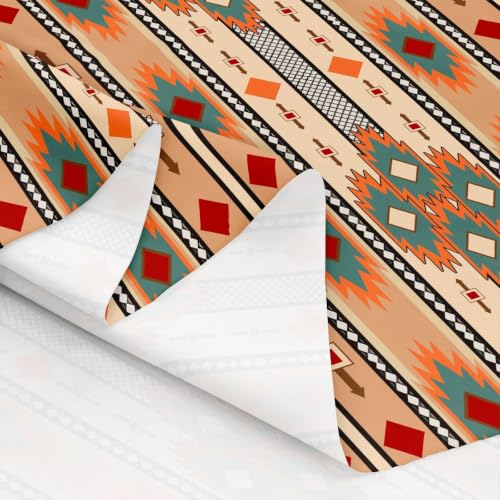 Erosebridal Exotic Fabric By The Yard Tribal Upholstery Fabric American - color: Multi 01, size: 1 Yard