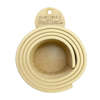 WoodUBend Trim 0118IE.1 100x5.2cm Heat Bendable & Flexible Wood Trims - DIY Craft, Furniture & Home Decor - Easy to Apply & Paint - Versatile, Reusable & Durable - size: 100x5.2cm