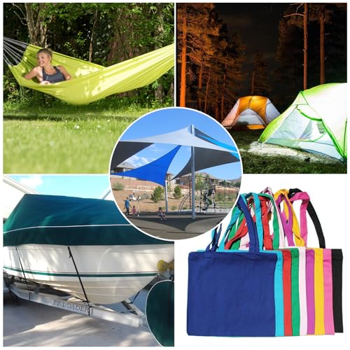 Waterproof Canvas Fabric by The Yard 600D Upholstery Outdoor Fabric 58”W - color: Silver Grey, size: Cut by the yard