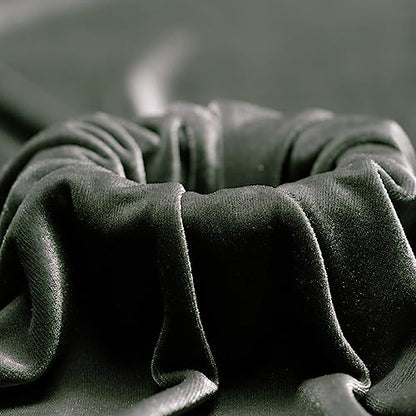 Ice Fabrics Stretch Velvet Fabric by The Yard - 60" Wide Soft Stretchy Fabric for Sewing Clothes, Apparel, Costume, Crafts - 90% Polyester 10% Spandex - Charcoal - 1 Yard - color: Charcoal, size: 1 Yard