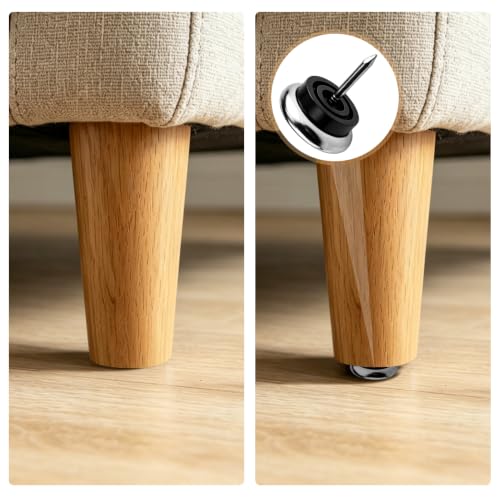 TOVOT 20PCS Furniture Chair Glide Nail-On Metal Glides for Carpet Floors (25mm) - size: 25mm