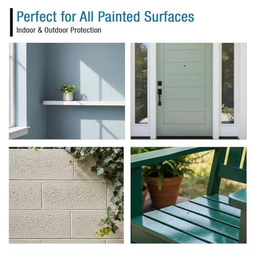 Rain Guard Paint Sealer Spray 16 oz | Ready to Use | Protects Painted Concrete, Wood, Stone | Silane/Siloxane Acrylic Waterproofer | UV Resistant | Fast Drying | Semi-Satin Finish - size: 16 oz