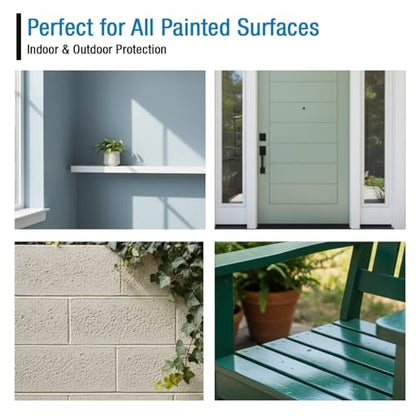 Rain Guard Paint Sealer Concentrate SP-9002 | Makes 2 Gallon | Protects Painted Concrete, Wood, Stone | Silane/Siloxane Acrylic Waterproofer | UV Resistant | Fast Drying | Semi-Satin Finish - size: 32 fl oz (makes 2 Gallons)