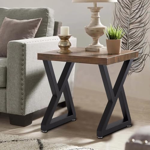 Taelakeni 22 Inch Metal Coffee Table Legs Bench Legs, Double Triangle - color: Double Triangle, size: 22 IN