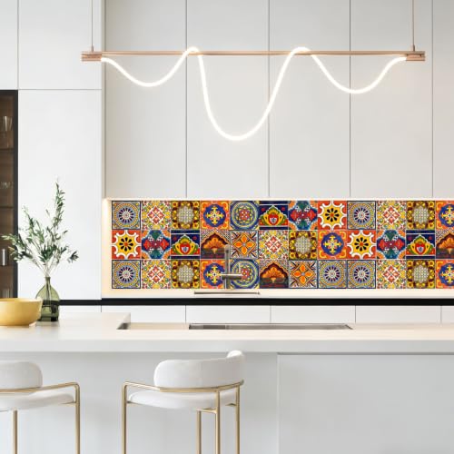 24 PCS Peel and Stick PVC Tile Stickers Waterproof Removable - color: Style D, size: 4 x 4 Inch