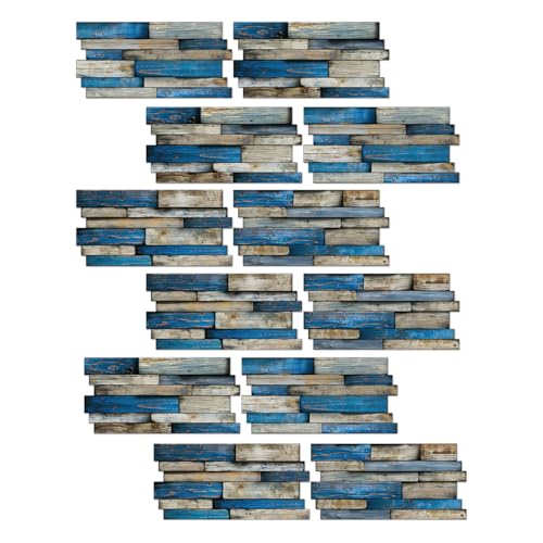 24pcs Peel and Stick Backsplash Tile Wall Stickers 9.68x4.72 inch - color: Hzw-xy-htp-107