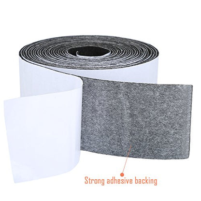 Pllieay 1 Pack Felt Tape in Self Adhesive, 1.96inch x 0.04inch x 14.7feet