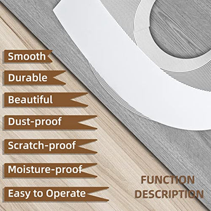GSCIT Club White Melamine Edge Banding, 1 inch x 25ft Edge Banding with Hot Melt Adhesive Pre-glued Cabinet Edge Banding Flexible White Veneer Edging for Plywood - color: White, size: 1"x 25ft