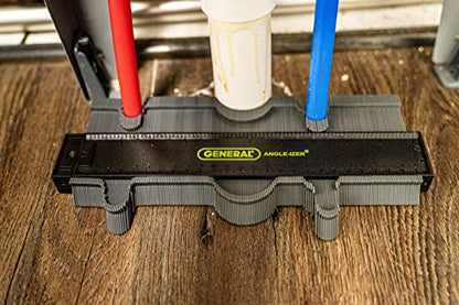General Tools Contour Gauge 833 - 10" Angle Finder Tool for Home Improvement - Gadgets for Men - size: 10-Inch
