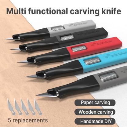 Precision Craft Knife, #11 Blade Storage, 3-Pack Grey - color: Grey*3pcs