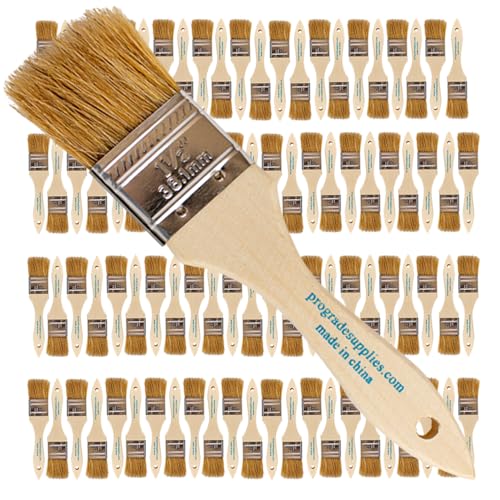Pro Grade - Chip Paint Brushes - 96 Ea 1.5 Inch Chip Paint Brush
