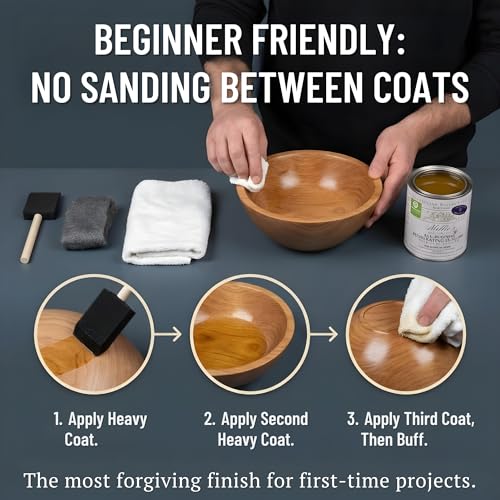 Millie's Tung Oil Cutting Board Oil with Beeswax - Food Safe Wood Oil Finish - Butcher Block Oil - 32 OZ Made in USA