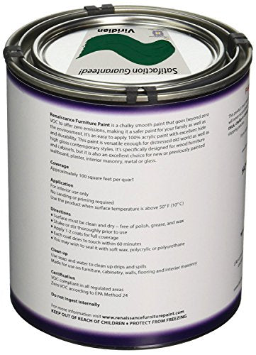 Retique It® RFP-P16-Viridian by Renaissance Chalk Finish Paint 16 oz (Pint) Viridian 48 - color: 49 Viridian, size: 16 Fl Oz (Pack of 1)