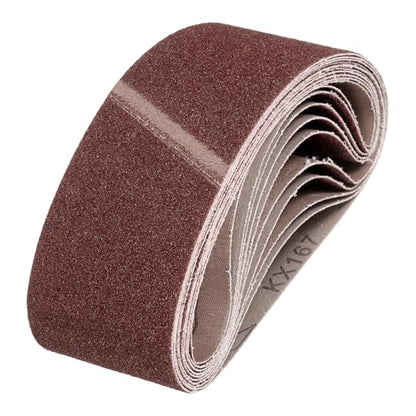 HARFINGTON 3 x 18 Inch Sanding Belts, 10 Pcs 50 Grit Aluminum Oxide Abrasive Belt Sander File Belt for Woodworking, Metal Polishing, Knife Sharpener - size: 3 x 18 Inch(50 Grit)