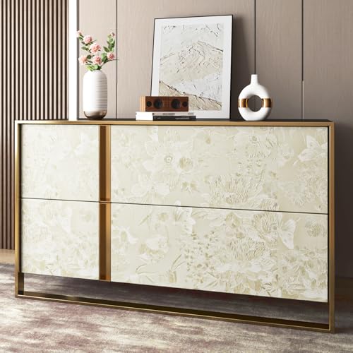 Embossed Wallpaper Peel and Stick 17.7"×236" Beige Wallpaper Textured Floral Wall Paper Peel and Stick for Girls Bedroom Embossed Beige Contact Paper for Cabinet Drawer Self Adhesive Vinyl - size: 17.7" x 236"