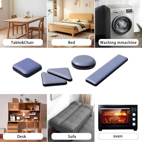 Furniture Sliders for Carpet and Hardwood Floors Adhesive Furniture Glides Sliders，Self-Stick (Teflon) Furniture Sliders Pad (8, rectangle25*100mm) - size: rectangle25*100mm
