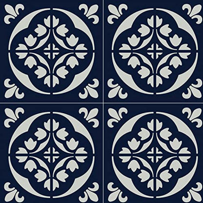 / Tile Stencil 12x12 (2 Pack) / Wall and Floor Stencil, Reusable for Painting, Furniture, Walls and Floors
