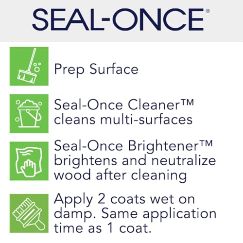 Seal-Once Color Sample - Pre-Mixed Wood Paint for Furniture - Mahogany Liquid Wood Stain in a 4-Ounce Bottle - color: Mahogany