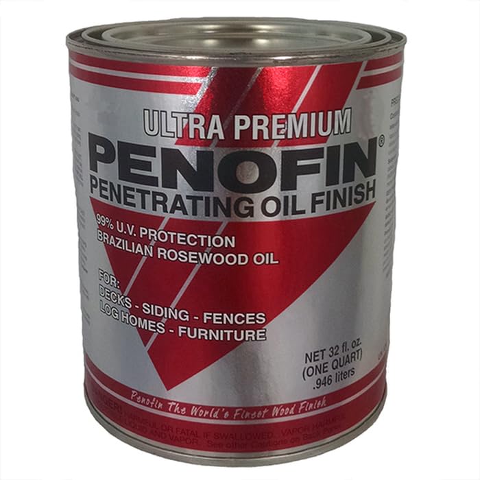 Penofin F3MCLQT Red Label Ultra Premium Stain (250-VOC), Clear, 1 Qt