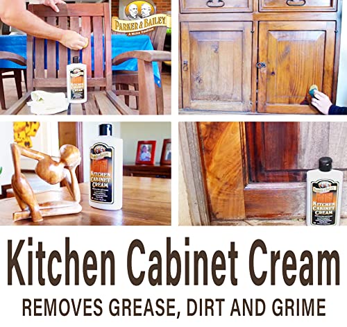 Parker and Bailey Kitchen Cabinet Cream Wood Cleaner Grease Remover 1pk