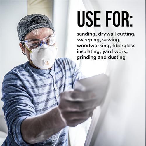 3M 8511 Paint Sanding N95 Cool Flow Valved Respirator, 2-Pack